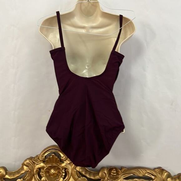 GOTTEX RUCHED WAIST ONEPIECE SWIMSUIT SIZE 10‎ - Picture 4 of 7